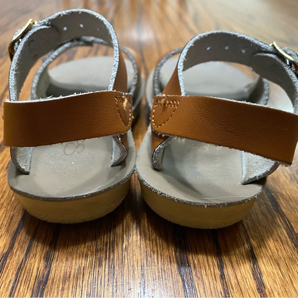 Sun-San Salt Water Sandals, Surfer style, Hook & Loop, Tan, Toddler 6 - Picture 5 of 8